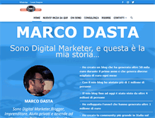 Tablet Screenshot of marcodasta.com